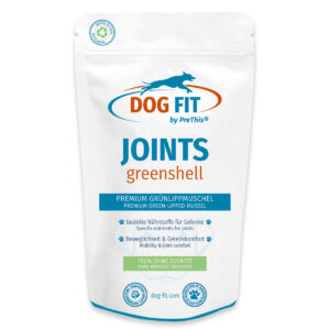DOG FIT by PreThis® JOINTS greenshell » Grünlippmuschel für Hunde » Gelenke, Knorpel, Bänder und Sehnen » 60 Kapseln