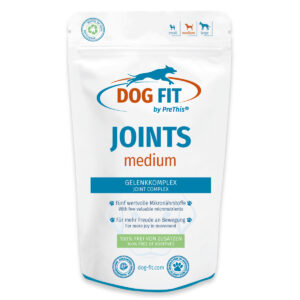 DOG FIT by PreThis® JOINTS » Gelenkpräparat für Hunde 10-25kg » Arthrose, Spondylose, Hüftdysplasie » 60 Kapseln
