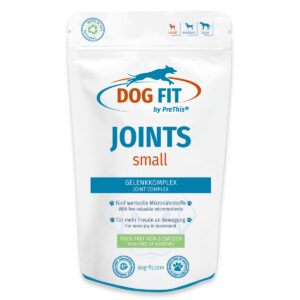 DOG FIT by PreThis® JOINTS » Gelenkmittel für kleine Hunde bis 10kg » Patellaluxation, Arthrose, Spondylose » 60 Kapseln