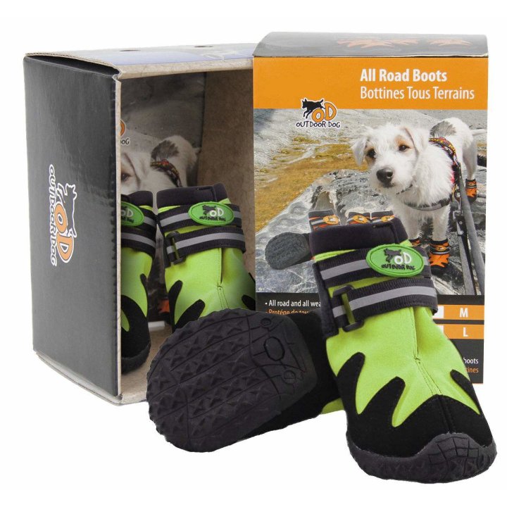 Outdoor Dog - All Road Boots - Hundeschuhe 4er Set - Grün - XS (2,50 € pro 1 Stück) 1 Outdoor Dog - All Road Boots - Hundeschuhe 4er Set - Grün - XS (2,50 € pro 1 Stück)