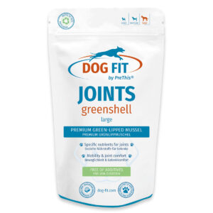 Grünlippmuschel für Hunde | Natürliche Unterstützung für die Gelenke | DOG FIT by PreThis JOINTS greenshell | Frei von Zusätzen | 60 Kapseln